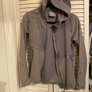 Mammut Womens XS Gray Jacket Rain Hoodie Zip Grey